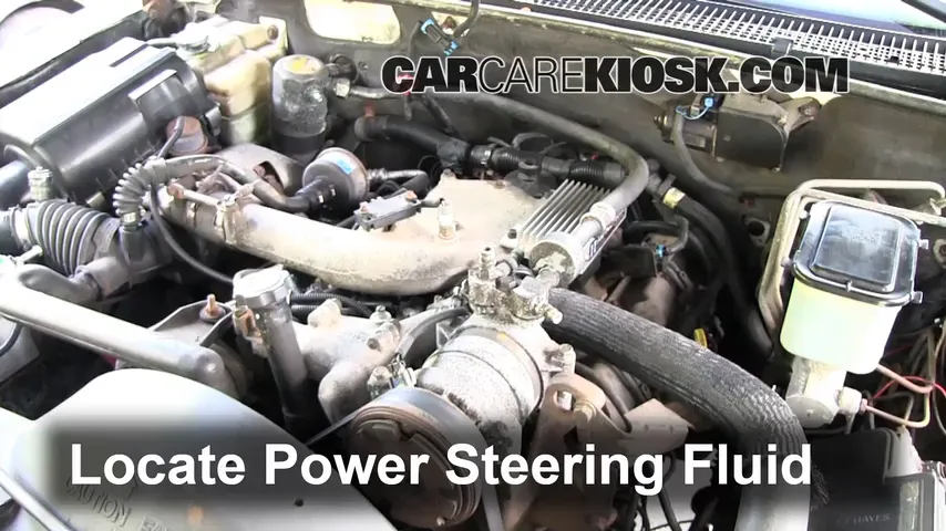 2000 Chevrolet K3500 6.5L V8 Turbo Diesel Cab and Chassis Power Steering Fluid